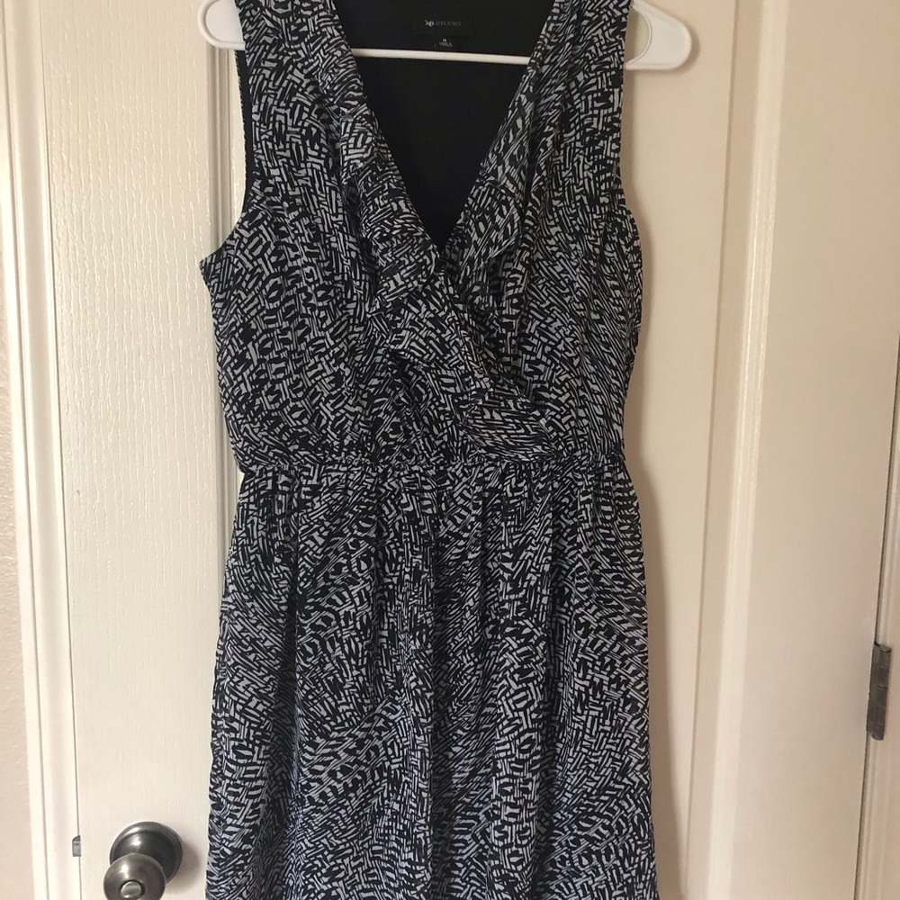 Black and white dress